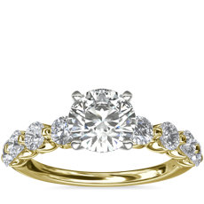 Floating Diamond Engagement Ring in 14k Yellow Gold (0.85 ct. tw.)